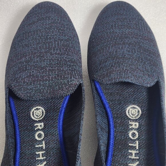 Rothy's Navy Blue Heather Loafer Size W8.5 - Picture 11 of 14